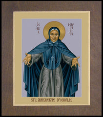 Wood Plaque Premium - St. Marguerite d'Youville by R. Lentz