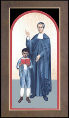 Wood Plaque Premium - St. Miguel Febres Cordero Munoz by R. Lentz