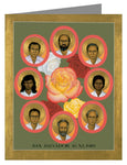 Note Card - Martyrs of the Jesuit University by R. Lentz
