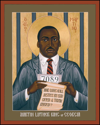 Martin Luther King of Georgia - Wood Plaque