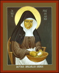 Wood Plaque - Mother Magdalen Damen by R. Lentz