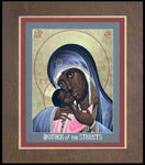 Wood Plaque Premium - Mother of God: Mother of the Streets by R. Lentz