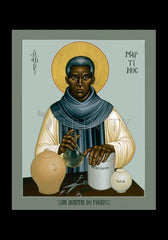 Holy Card - St. Martin de Porres by R. Lentz