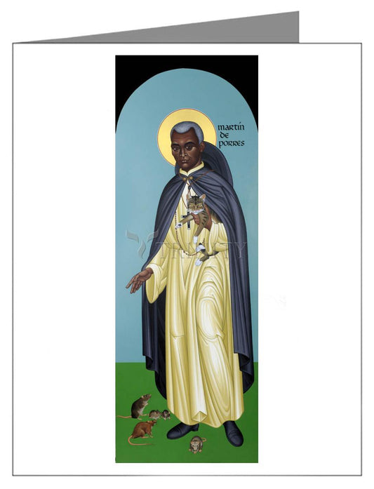 St. Martin de Porres - Note Card Custom Text