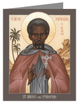 Note Card - St. Moses the Ethiopian by R. Lentz