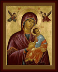 Wood Plaque - Our Lady of Perpetual Help by R. Lentz