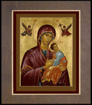 Wood Plaque Premium - Our Lady of Perpetual Help by R. Lentz