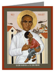 Custom Text Note Card - St. Oscar Romero of El Salvador by R. Lentz
