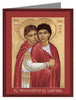 Sts. Polyeuct and Nearchus - Note Card by Br. Robert Lentz, OFM - Trinity Stores