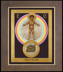 Wood Plaque Premium - Pax Christi by R. Lentz