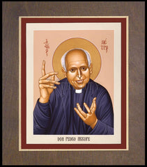 Wood Plaque Premium - Pedro Arrupe, SJ by R. Lentz