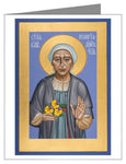 Custom Text Note Card - St. Pelagia of Diveyevo by R. Lentz
