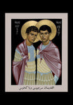 Holy Card - Sts. Sergius and Bacchus by R. Lentz