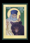 Holy Card - St. Seraphim of Sarov by R. Lentz