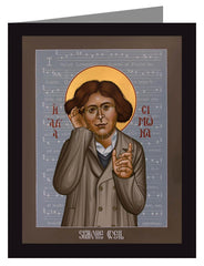 Custom Text Note Card - Simone Weil by R. Lentz