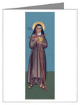 Custom Text Note Card - St. Edith Stein by R. Lentz