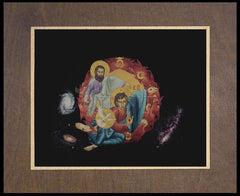 Wood Plaque Premium - Holy Trinity by R. Lentz